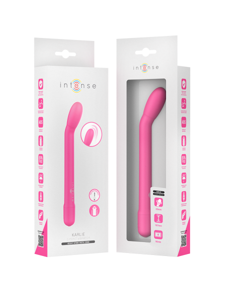 INTENSE KARLIE ESTIMULADOR PUNTO G RECARGABLE ROSA INTENSE KARLIE ESTIMULADOR PUNTO G RECARGABLE ROSA