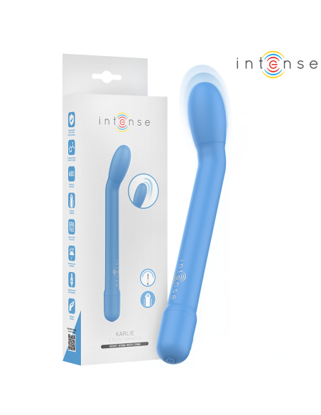 INTENSE KARLIE ESTIMULADOR PUNTO G RECARGABLE AZUL