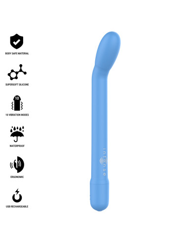 INTENSE KARLIE ESTIMULADOR PUNTO G RECARGABLE AZUL