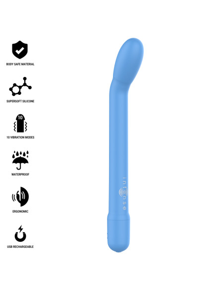 INTENSE KARLIE ESTIMULADOR PUNTO G RECARGABLE AZUL