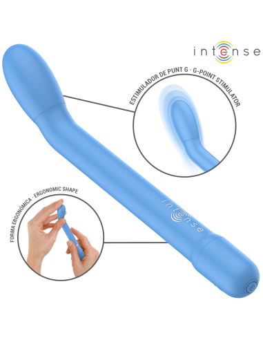 INTENSE KARLIE ESTIMULADOR PUNTO G RECARGABLE AZUL
