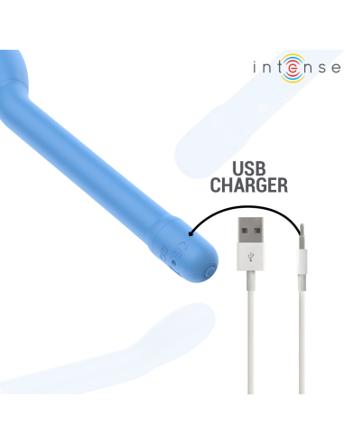 INTENSE KARLIE ESTIMULADOR PUNTO G RECARGABLE AZUL