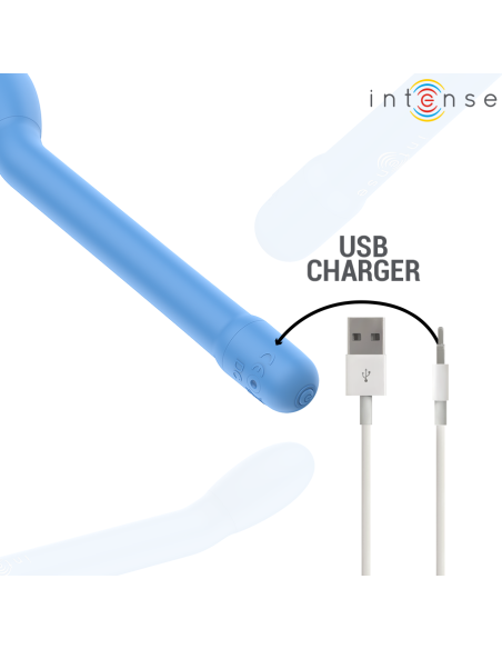 INTENSE KARLIE ESTIMULADOR PUNTO G RECARGABLE AZUL