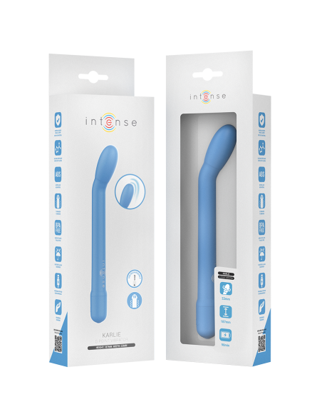 INTENSE KARLIE ESTIMULADOR PUNTO G RECARGABLE AZUL