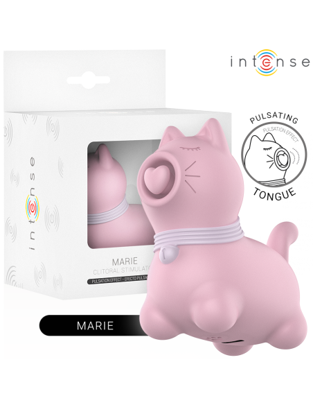 INTENSE MARIE ESTIMULADOR CON LENGUA EFECTO PULSACION ROSA