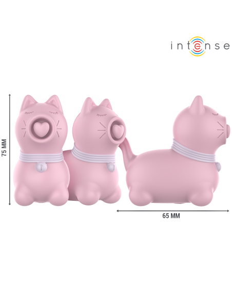 INTENSE MARIE ESTIMULADOR CON LENGUA EFECTO PULSACION ROSA