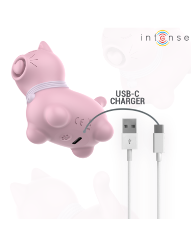 INTENSE MARIE ESTIMULADOR CON LENGUA EFECTO PULSACION ROSA