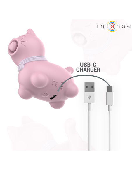 INTENSE MARIE ESTIMULADOR CON LENGUA EFECTO PULSACION ROSA