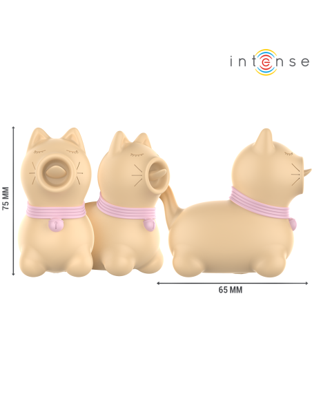 INTENSE TOULOUSE ESTIMULADOR CON LENGUA ROTATIVA 360º AMARILLO INTENSE TOULOUSE ESTIMULADOR CON LENGUA ROTATIVA 360º AMARILLO