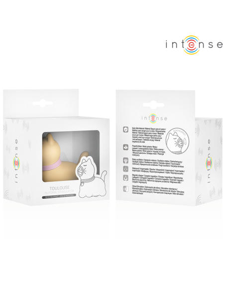 INTENSE TOULOUSE ESTIMULADOR CON LENGUA ROTATIVA 360º AMARILLO INTENSE TOULOUSE ESTIMULADOR CON LENGUA ROTATIVA 360º AMARILLO