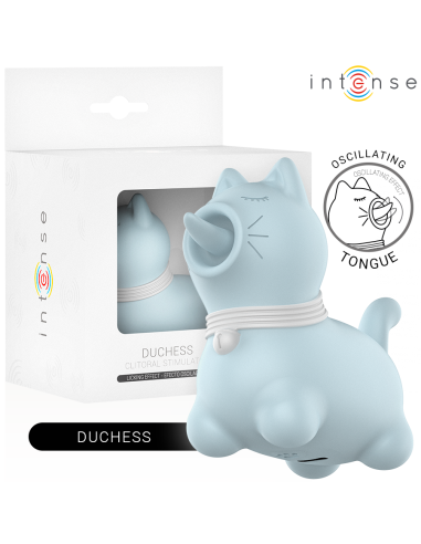 INTENSE DUCHESS ESTIMULADOR CON LENGUA ROTATIVA 360º AZUL