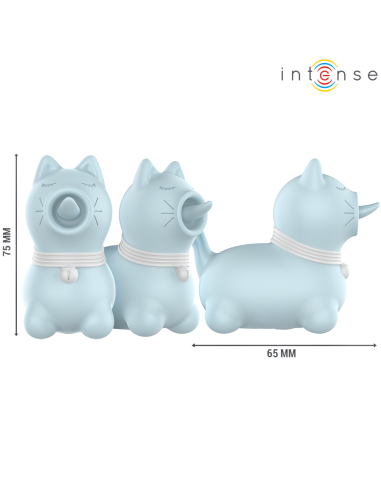 INTENSE DUCHESS ESTIMULADOR CON LENGUA ROTATIVA 360º AZUL