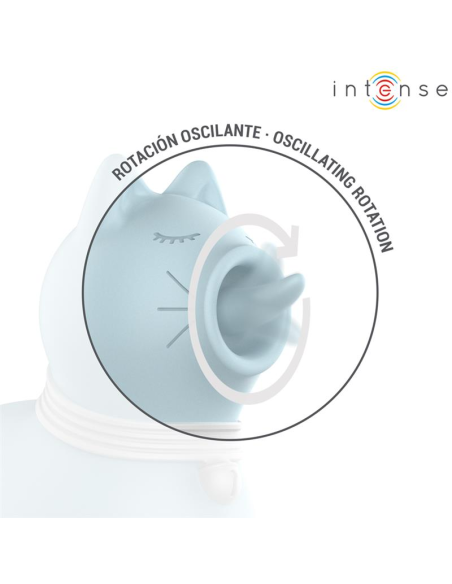 INTENSE DUCHESS ESTIMULADOR CON LENGUA ROTATIVA 360º AZUL