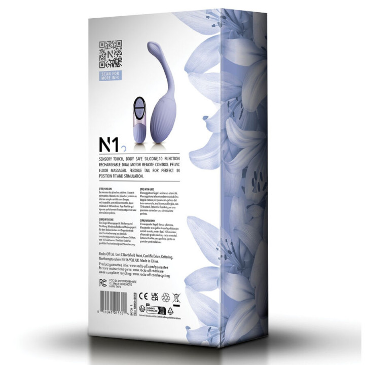 NIYA N1 MASAJEADOR PELVICO KEGEL CON CONTROL REMOTO