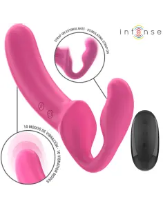 INTENSE AMY VIBRADOR DOBLE 20 CM ROSA CONTROL REMOTO 2