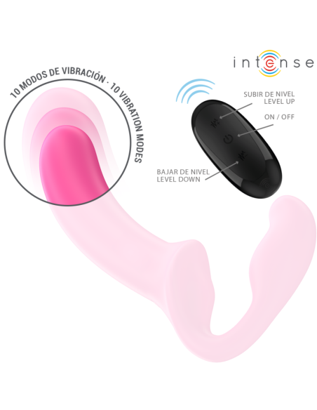 INTENSE AMY VIBRADOR DOBLE 20 CM ROSA CONTROL REMOTO INTENSE AMY VIBRADOR DOBLE 20 CM ROSA CONTROL REMOTO