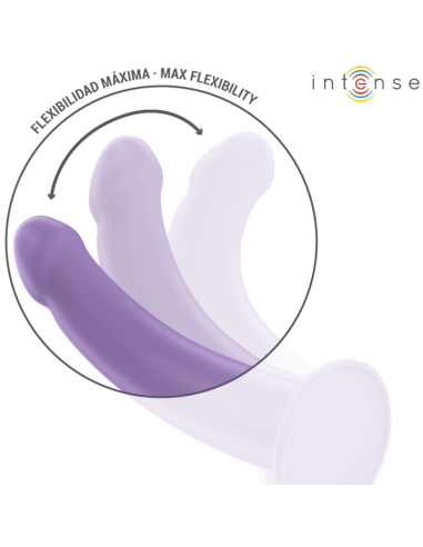 INTENSE EDDIE VIBRADOR 175 CM 10 VIBRACIONES MORADO CONTROL REMOTO
