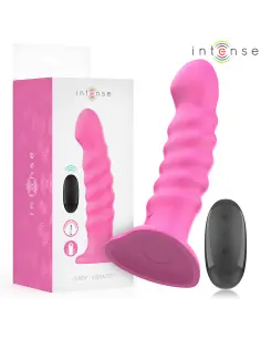 INTENSE CINDY VIBRADOR TALLA L DISENO EN ESPIRAL 10 VIBRACIONES ROSA CONTROL REMOTO