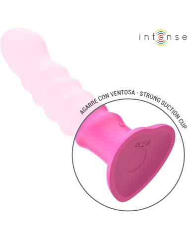 INTENSE CINDY VIBRADOR TALLA L DISENO EN ESPIRAL 10 VIBRACIONES ROSA CONTROL REMOTO