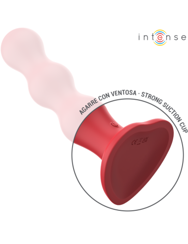 INTENSE CODY VIBRADOR CON VENTOSA ROJO CONTROL REMOTO