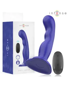INTENSE SHORTY VIBRADOR CON VENTOSA AZUL CONTROL REMOTO