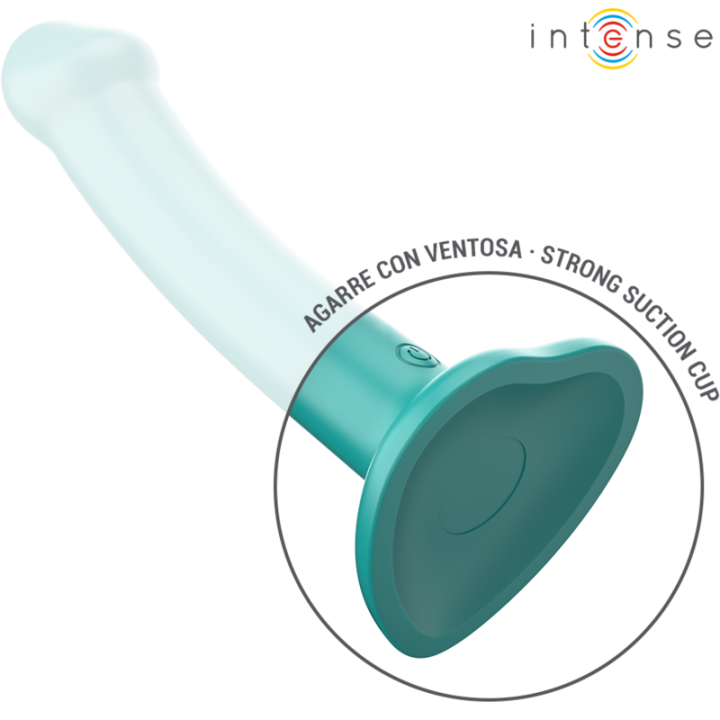 INTENSE KATIE VIBRADOR CON VENTOSA 10 VIBRACIONES AZUL OSCURO CONTROL REMOTO
