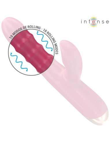 INTENSE CHLOE VIBRADOR MULTIFUNCION 3 EN 1 ROJO
