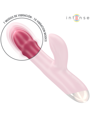 INTENSE CHLOE VIBRADOR MULTIFUNCION 3 EN 1 ROJO