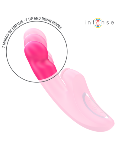 INTENSE EMI VIBRADOR 135 CM MULTIFUNCION 3 EN 1 10 VIBRACIONES ROSA