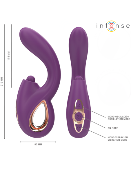INTENSE LALI VIBRADOR PUNTO G MULTIFUNCION ESTIMULACION EMPUJE VIBRACION MORADO INTENSE LALI VIBRADOR PUNTO G MULTIFUNCION ESTIMULACION EMPUJE VIBRACION MORADO
