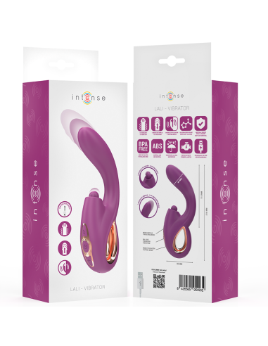 INTENSE LALI VIBRADOR PUNTO G MULTIFUNCION ESTIMULACION EMPUJE VIBRACION MORADO