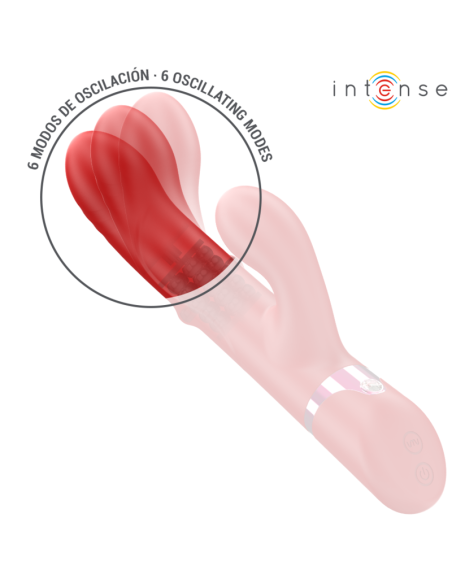 INTENSE LELE VIBRADOR MULTIFUNCION ROTATORIO OSCILACION ESTIMULACION ROJO INTENSE LELE VIBRADOR MULTIFUNCION ROTATORIO OSCILACION ESTIMULACION ROJO