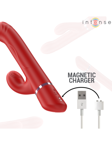 INTENSE LELE VIBRADOR MULTIFUNCION ROTATORIO OSCILACION ESTIMULACION ROJO INTENSE LELE VIBRADOR MULTIFUNCION ROTATORIO OSCILACION ESTIMULACION ROJO