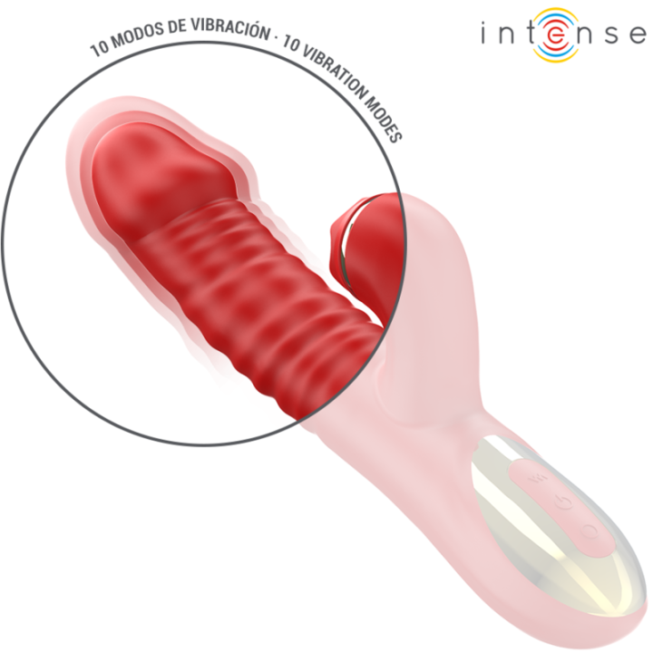 INTENSE THALIA VIBRACION EMPUJE ESTIMULACION ROJO