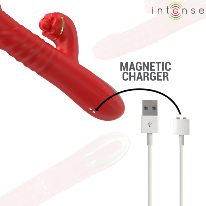 INTENSE THALIA VIBRACION EMPUJE ESTIMULACION ROJO