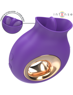INTENSE TULI ESTIMULADOR CLITORIS 9 VIBRACIONES 9 OSCILACIONES MORADO 2