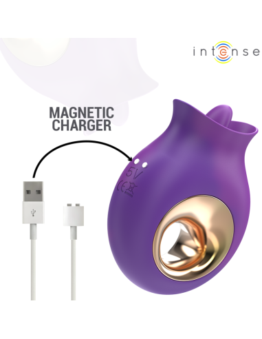 INTENSE TULI ESTIMULADOR CLITORIS 9 VIBRACIONES 9 OSCILACIONES MORADO