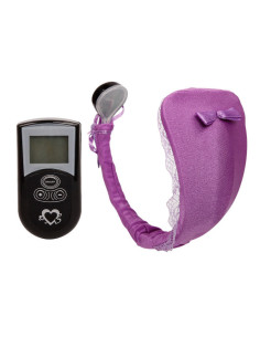 BAILE TANGA CON VIBRADOR CON CONTROL REMOTO LILA