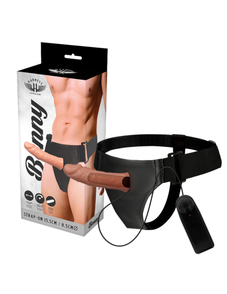 HARNESS ATTRACTION ARNAS HUECO BENNY CON VIBRADOR 15 CM O 45 CM