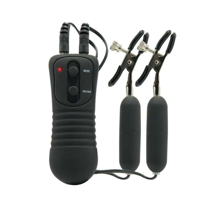 FETISH FANTASY SERIES PINZAS DE PEZONES CON VIBRADOR