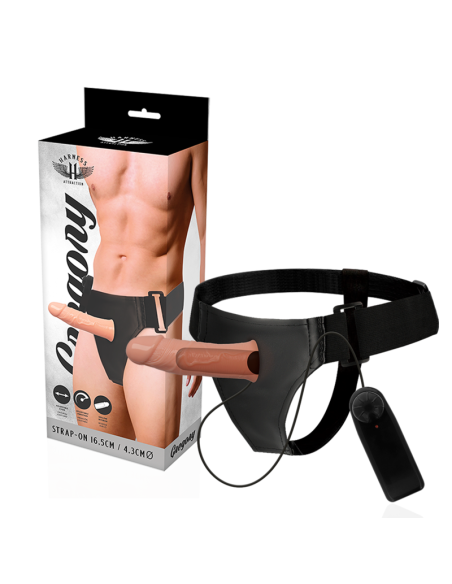 HARNESS ATTRACTION ARNAS HUECO GREGORY CON VIBRADOR 165 CM O 43 CM