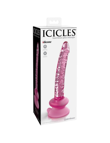 ICICLES N 86 DILDO VIDRIO CON VENTOSA