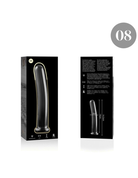 NEBULA SERIES BY IBIZA MODELO 8 DILDO CRISTAL TRANSPARENTE 145 CM O 2 CM NEBULA SERIES BY IBIZA MODELO 8 DILDO CRISTAL TRANSPARENTE 145 CM O 2 CM