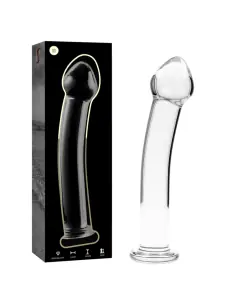NEBULA SERIES BY IBIZA MODELO 11 DILDO CRISTAL TRANSPARENTE 16 CM O 3 CM