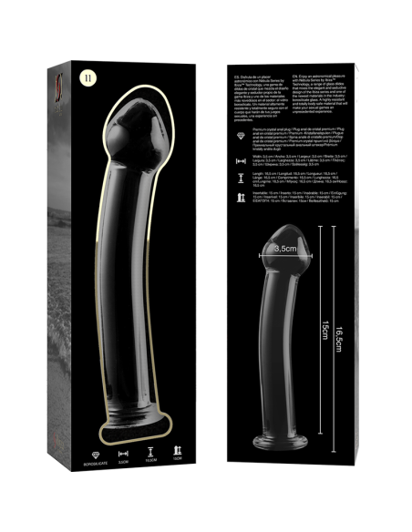 NEBULA SERIES BY IBIZA MODELO 11 DILDO CRISTAL TRANSPARENTE 16 CM O 3 CM NEBULA SERIES BY IBIZA MODELO 11 DILDO CRISTAL TRANSPARENTE 16 CM O 3 CM