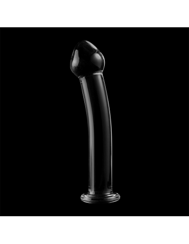 NEBULA SERIES BY IBIZA MODELO 11 DILDO CRISTAL TRANSPARENTE 16 CM O 3 CM