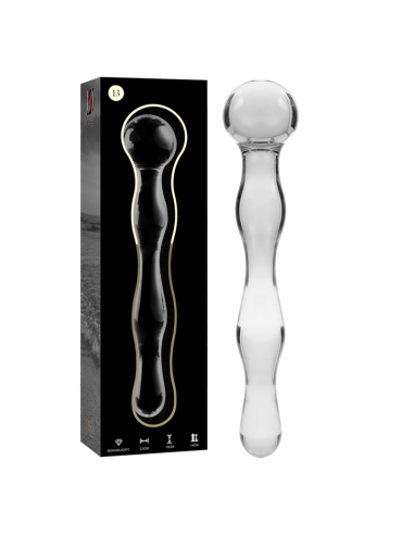 NEBULA SERIES BY IBIZA MODELO 13 DILDO CRISTAL TRANSPARENTE 18 CM O 35 CM