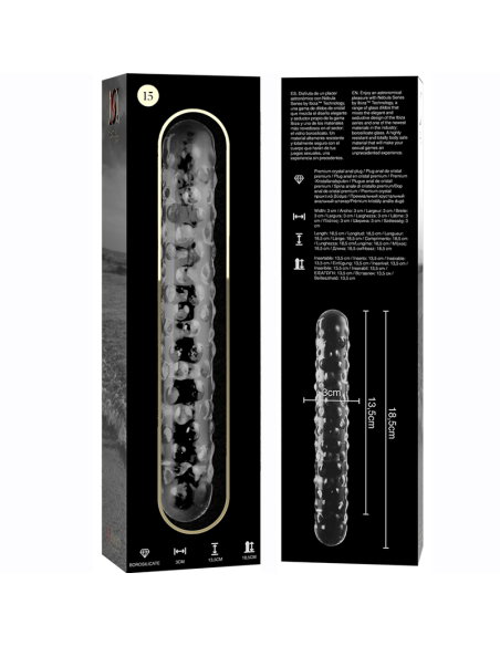 NEBULA SERIES BY IBIZA MODELO 15 DILDO CRISTAL TRANSPARENTE 185 CM O 3 CM NEBULA SERIES BY IBIZA MODELO 15 DILDO CRISTAL TRANSPARENTE 185 CM O 3 CM