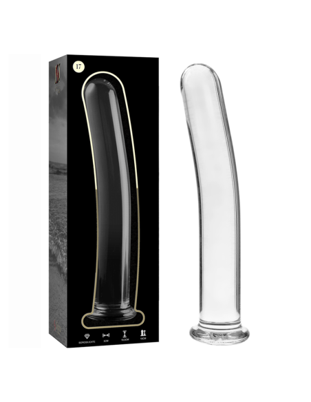 NEBULA SERIES BY IBIZA MODELO 17 DILDO CRISTAL TRANSPARENTE 185 CM O 3 CM