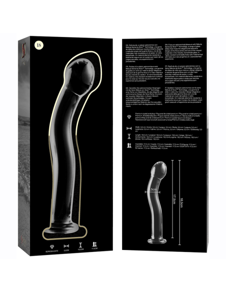 NEBULA SERIES BY IBIZA MODELO 18 DILDO CRISTAL TRANSPARENTE 185 CM O 35 CM NEBULA SERIES BY IBIZA MODELO 18 DILDO CRISTAL TRANSPARENTE 185 CM O 35 CM